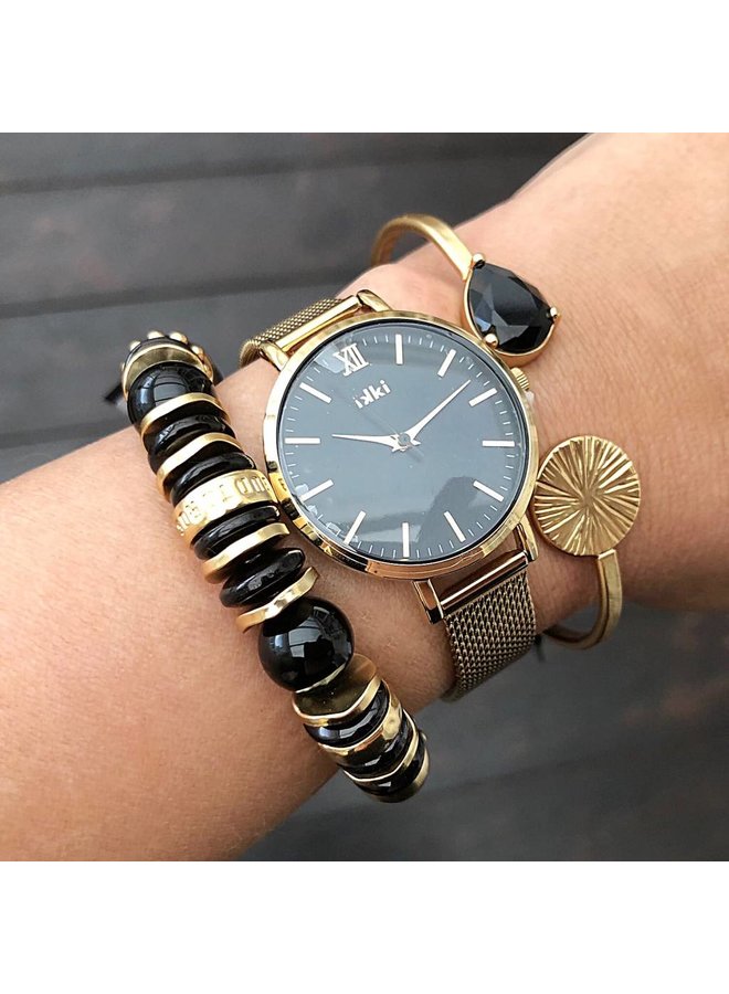 BudtoRose armband Cornelia black gold