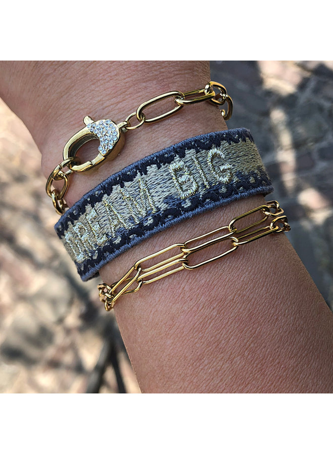 Touw armband Dream Big- By Jam