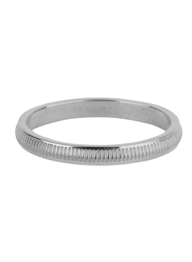 Ring Stripes Shiny Steel R603