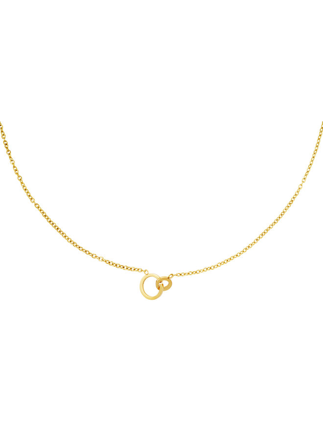 Ketting Connected moeder dochter - goud of zilver