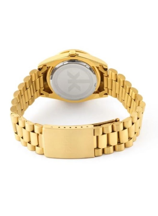 Horloge IKKI Bronx gold-black BX14