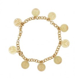 Nikkie Coin Necklace Gold