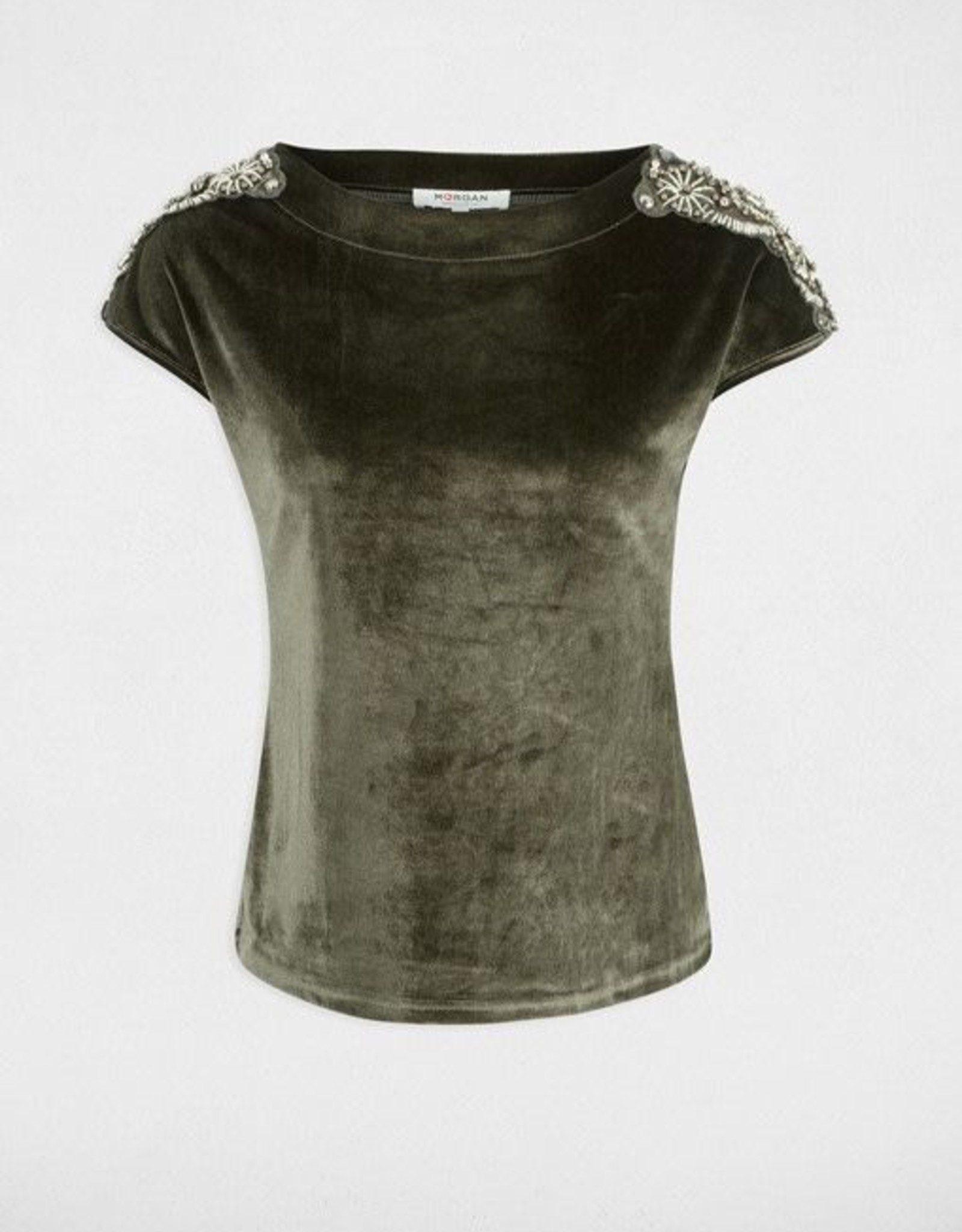 Morgan T-Shirt Satin Velvet