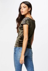 Morgan T-Shirt Satin Velvet