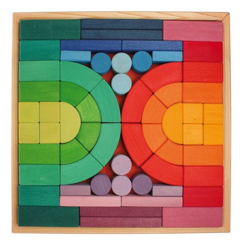 Grimms Grimms Romaanse Blokken set Groot Grimms Grimms Romaanse Blokken set Groot