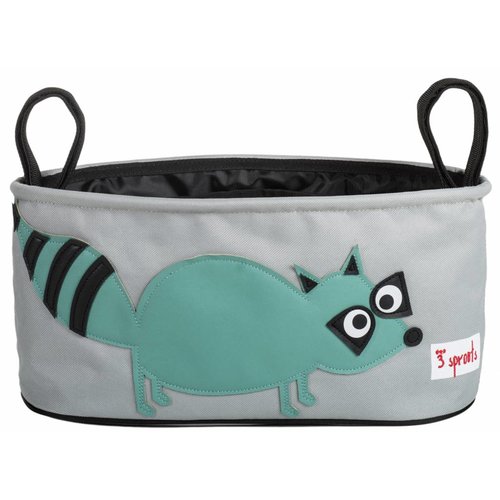 3 Sprouts 3 Sprouts Wandelwagen organizer Wasbeer 3 Sprouts 3 Sprouts Wandelwagen organizer Wasbeer