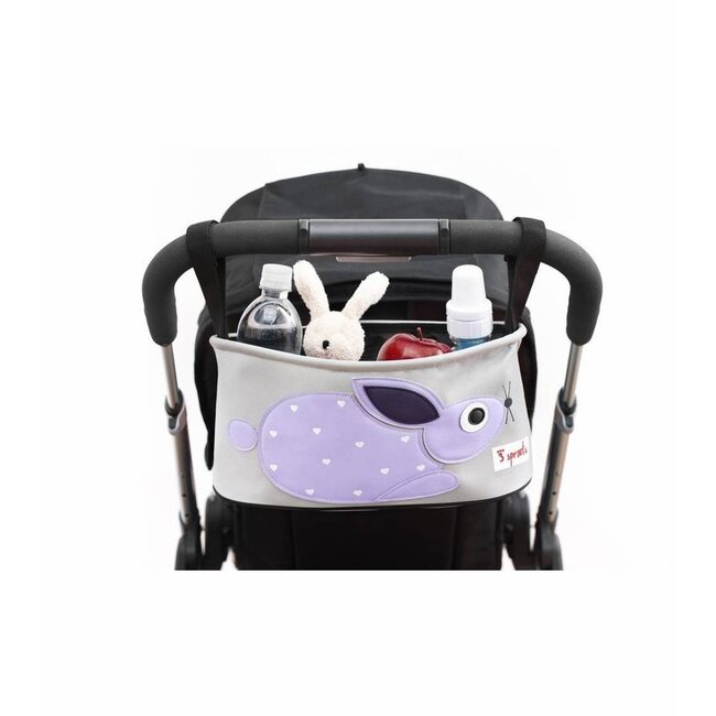 3 Sprouts Wandelwagen organizer Konijn