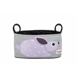 3 Sprouts Wandelwagen organizer Konijn