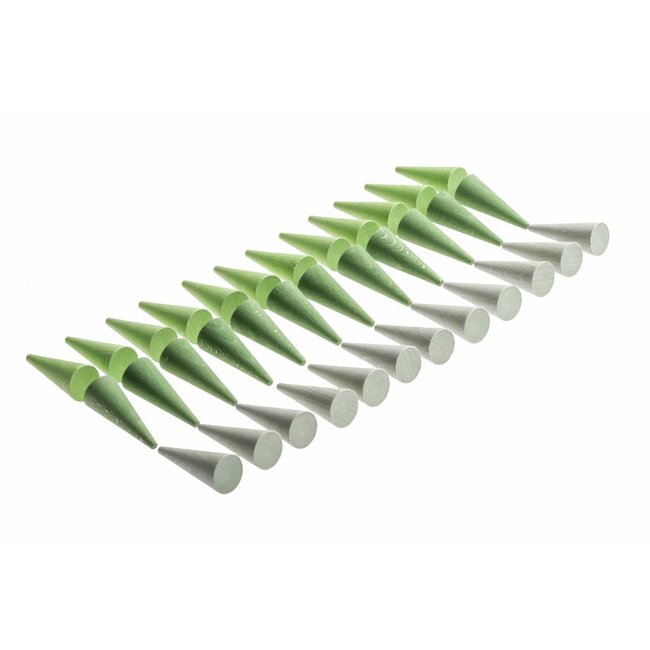 Grapat Mandala Groene kegels