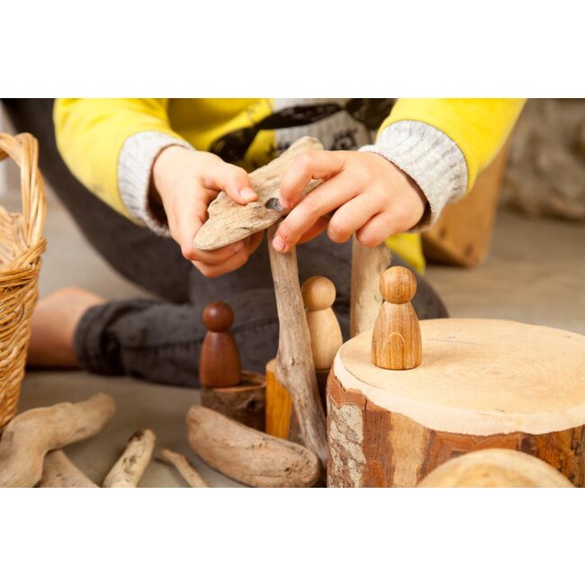 Grapat 3 nins  van hout