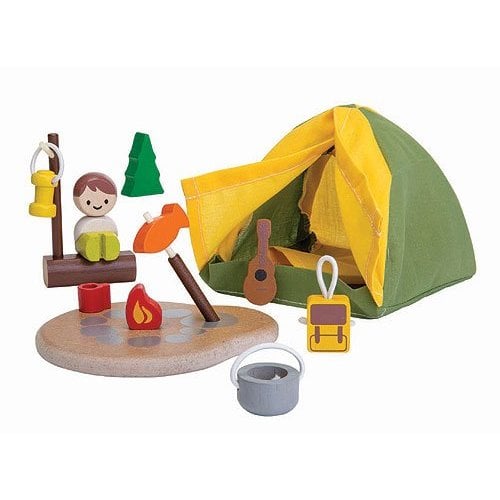 documentaire Consulaat regel Plan Toys Camping Set - Hout en Plezier - Hout en Plezier