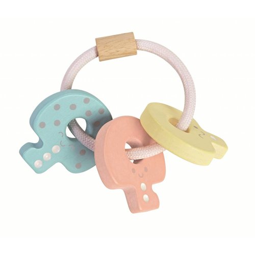 Plan Toys Plan Toys Baby Houten Sleutelbos Plan Toys Plan Toys Baby Houten Sleutelbos