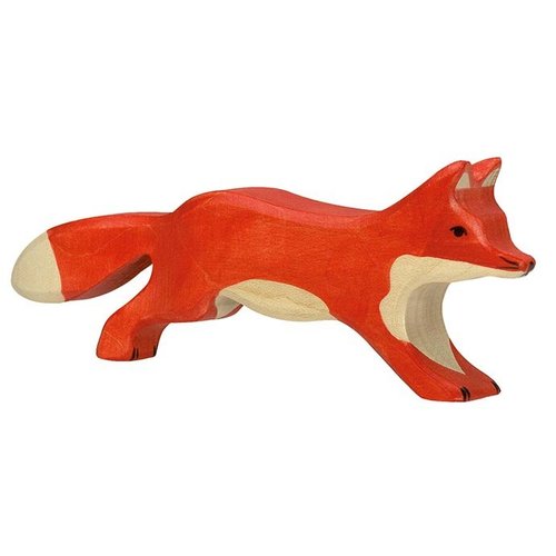 Holztiger Holztiger Vos rennend Holztiger Holztiger Vos rennend