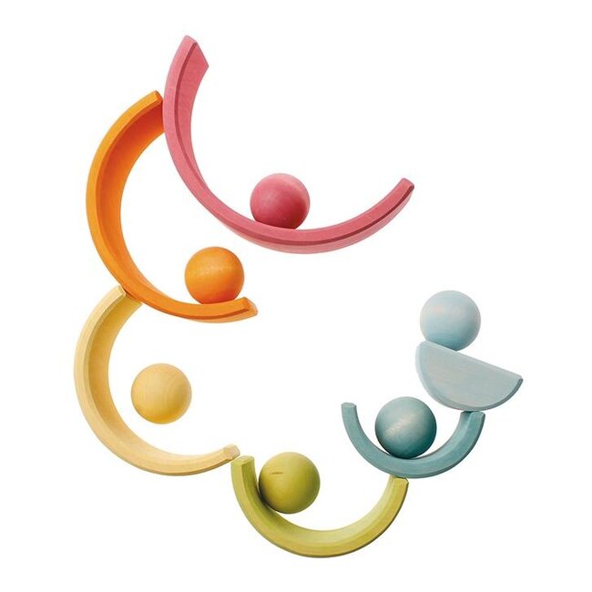 Grimms Houten ballen pastel