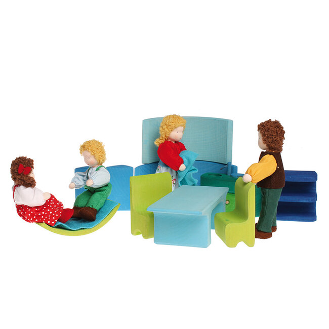 Grimms Houten Draagbaar Poppenhuis