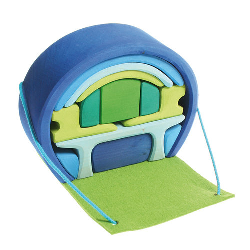 Grimms Grimms Houten Draagbaar Poppenhuis Grimms Grimms Houten Draagbaar Poppenhuis