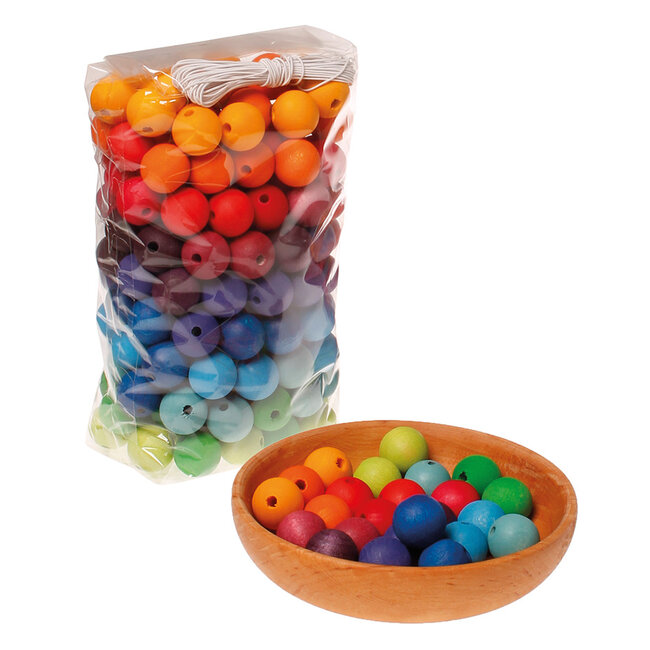Grimms Houten Kralen 180 stuks 20 mm