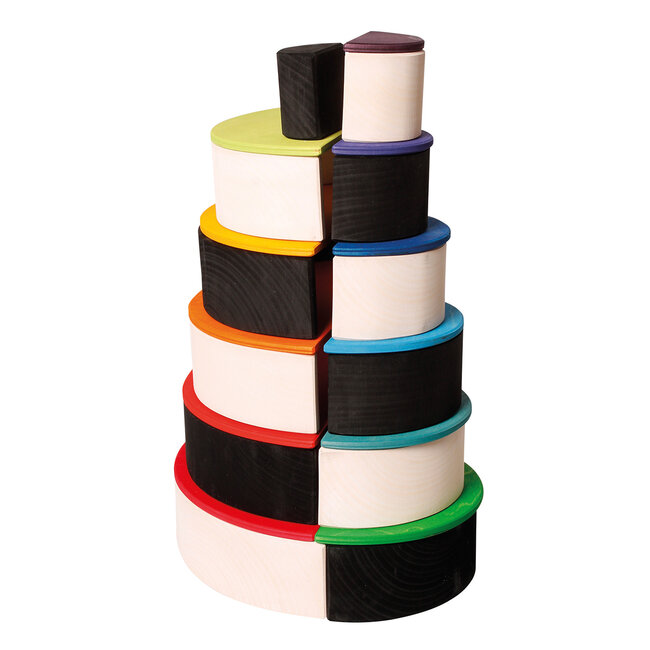 Grimms Regenboog Monochroom Groot, 12 delig