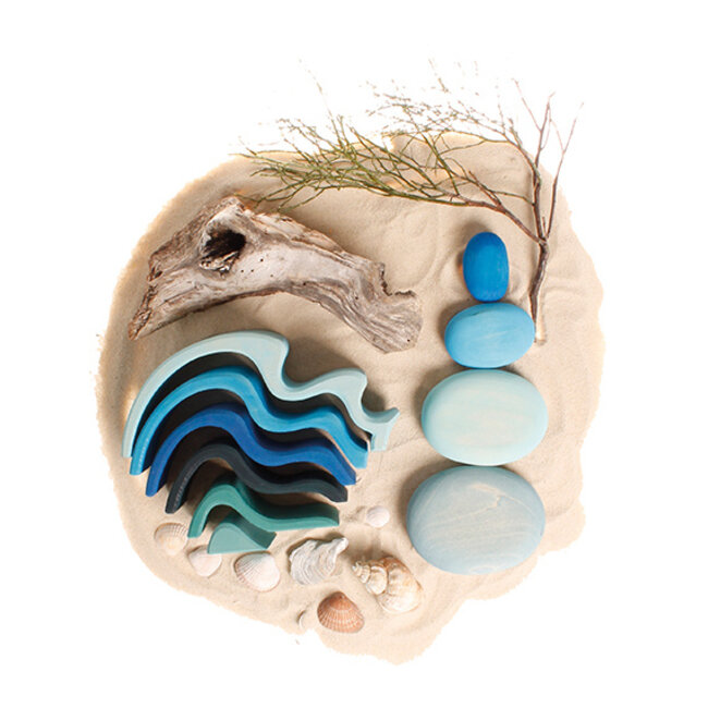 Grimms Rivierstenen blauw