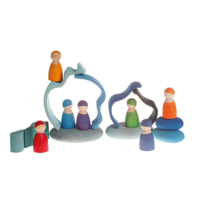 Grimms Rivierstenen blauw