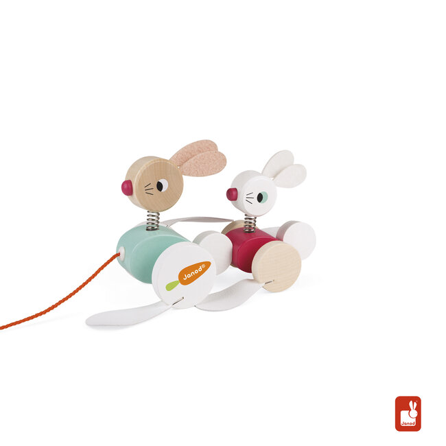 Janod Trekfiguur Konijnen