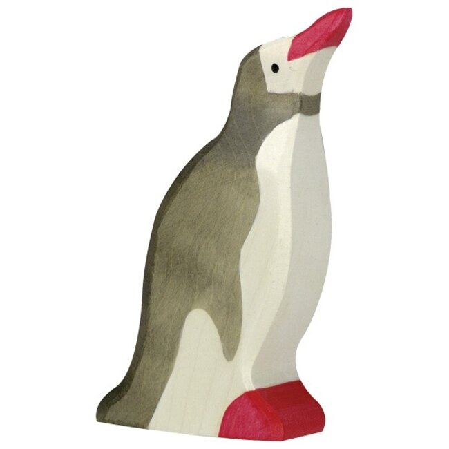 Holztiger Pinguin