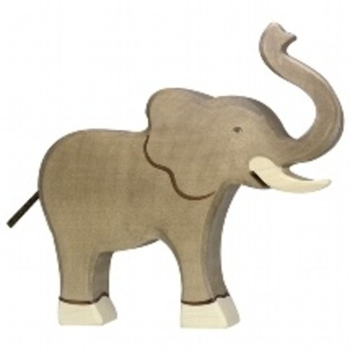 Holztiger Holztiger Olifant groot slurf omhoog Holztiger Holztiger Olifant groot slurf omhoog