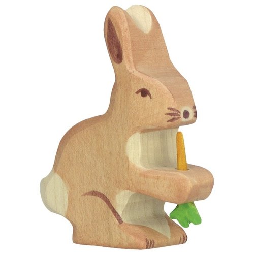 Holztiger Holztiger Konijn met Wortel Holztiger Holztiger Konijn met Wortel