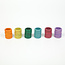 Grapat Set van 36 ringen in gedekte kleuren