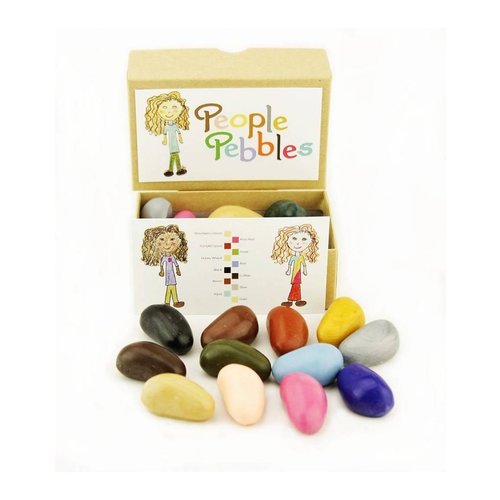 Crayon Rocks Crayon Rocks 12 stuks in haar-, oog- en huidkleur Crayon Rocks Crayon Rocks 12 stuks in haar-, oog- en huidkleur