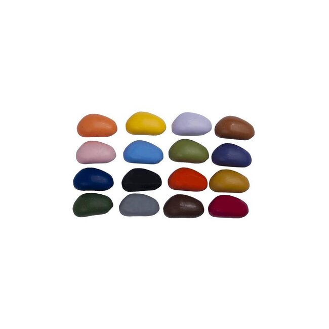 Crayon Rocks 16 stuks in katoenen zakje