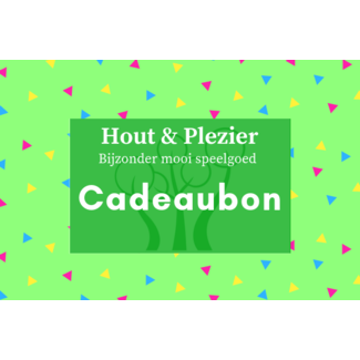 Hout & Plezier Cadeaubon