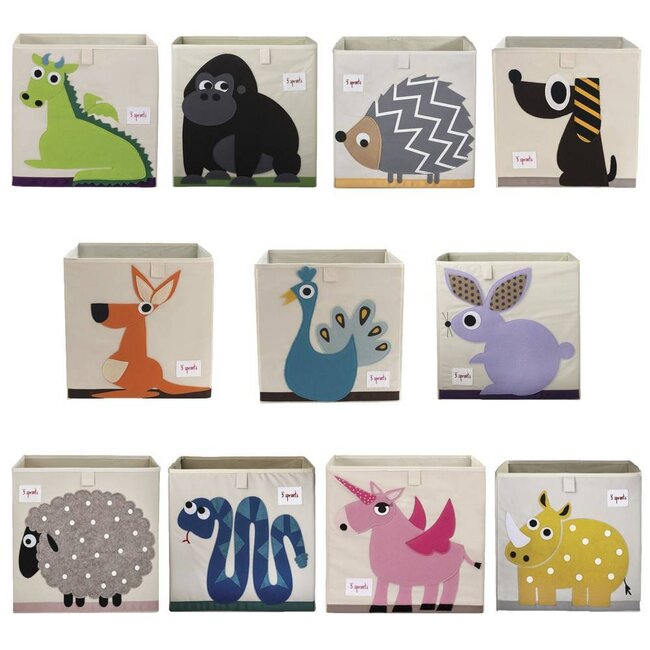 3 Sprouts Opbergbox Pinguin