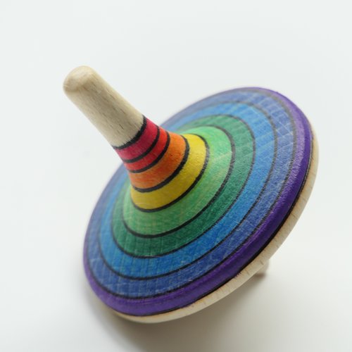 Mader Mader Houten Tol Ralley Regenboog Groot Mader Mader Houten Tol Ralley Regenboog Groot