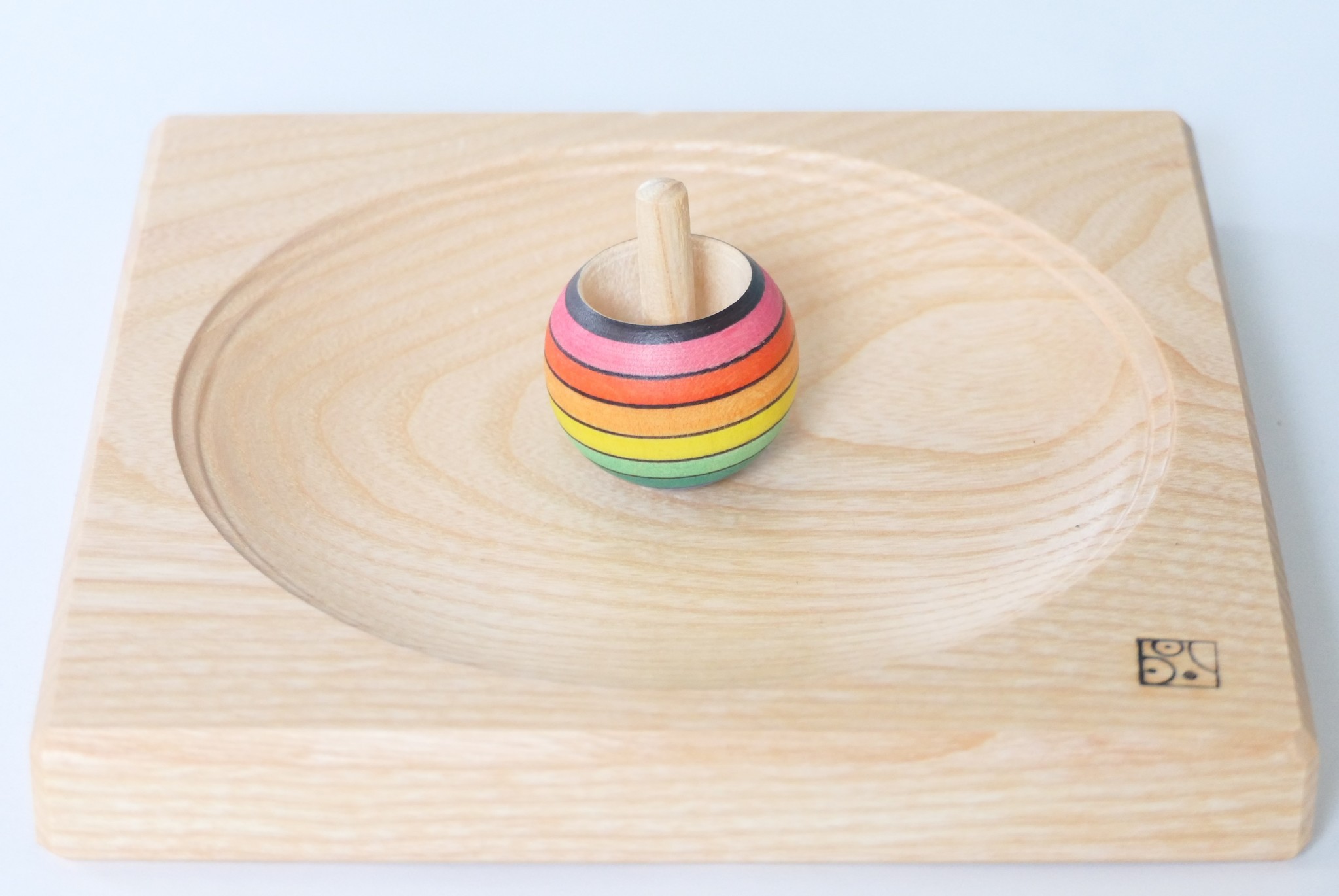 LISOPO 20 stuks tol van hout, houten tol, speelgoed, kleurrijk, speelgoedtol, cadeautje, kinderverjaardag, feestzakvulling, feestdecoratieaccessoires