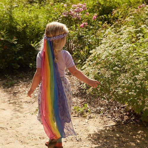 Sarah's Silks Sarah's Silks zijden sluier regenboog Sarah's Silks Sarah's Silks zijden sluier regenboog