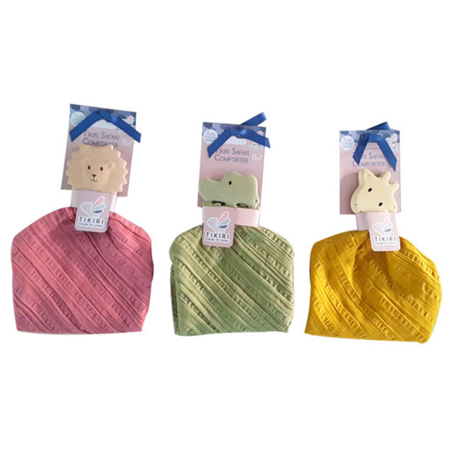 Tikiri Safari Knuffeldoekje Groene Krokodil