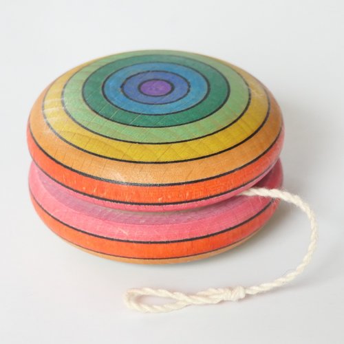 Mader Mader houten Jojo Regenboog met vrijloop Mader Mader houten Jojo Regenboog met vrijloop