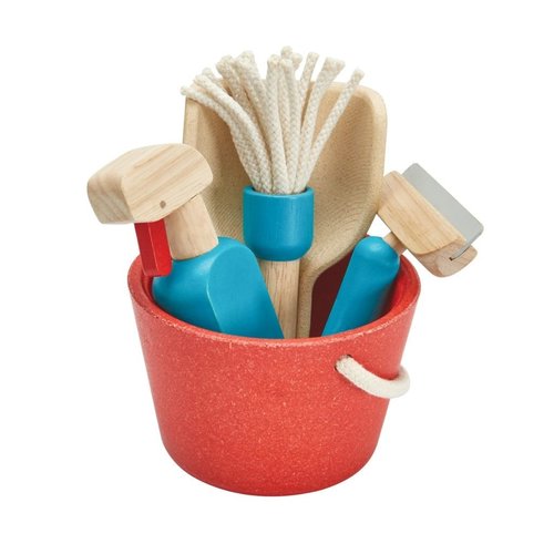 Plan Toys Plan Toys Houten Schoonmaakset Plan Toys Plan Toys Houten Schoonmaakset