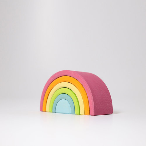 Grimms Grimms Regenboog Pastel, 6 delig Grimms Grimms Regenboog Pastel, 6 delig