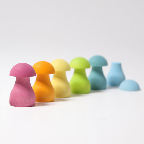 Grimms Grimms Regenboog paddestoelen pastel Grimms Grimms Regenboog paddestoelen pastel