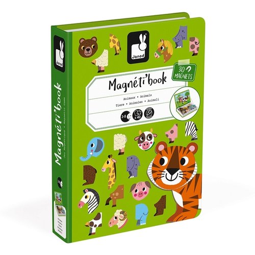 Janod Janod Magnetibook - Dieren Janod Janod Magnetibook - Dieren