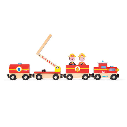 Janod Janod Brandweer Trein Janod Janod Brandweer Trein