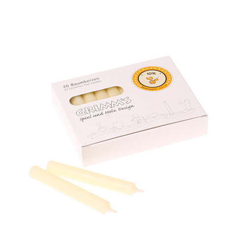Grimms Grimms Bijenwas Kaarsen 20 stuks Grimms Grimms Bijenwas Kaarsen 20 stuks