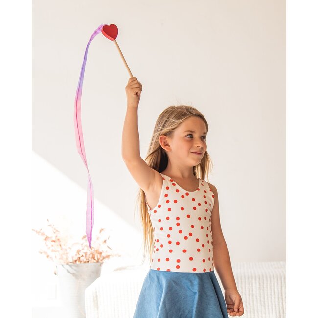 Sarah's Silks Zwaailint Hart