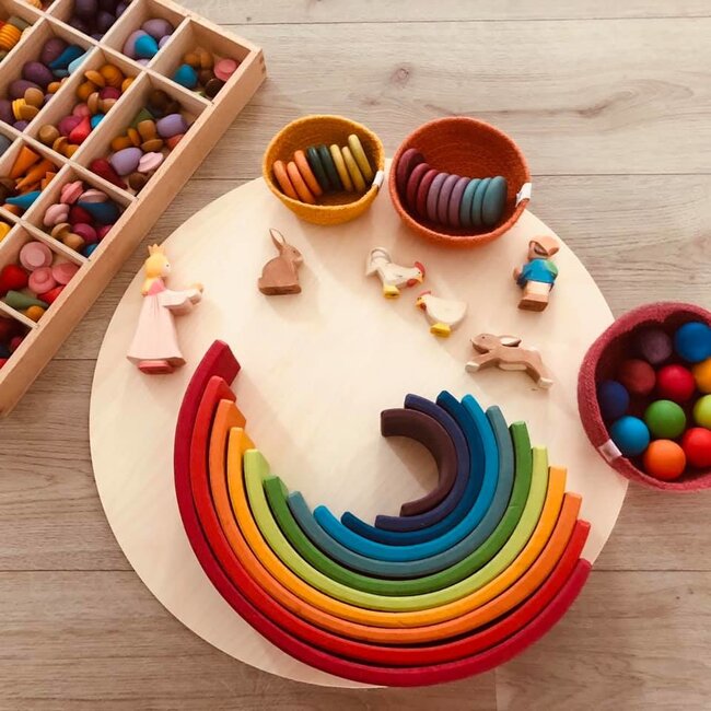 Speelbelovend Ronde Houten Speel Schijf