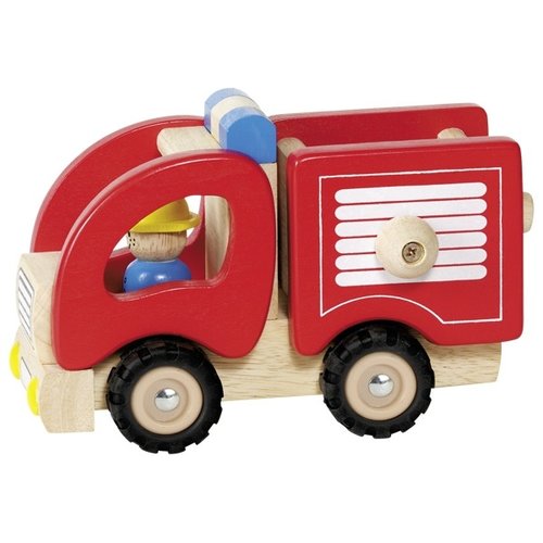Goki Goki Houten Brandweerwagen Goki Goki Houten Brandweerwagen