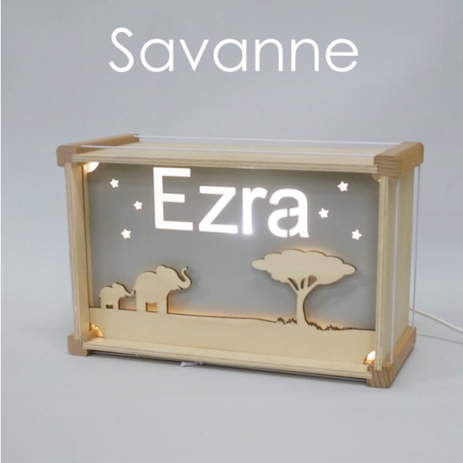 Naamlamp DeLuxe Savanne