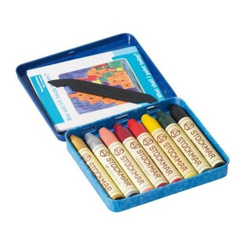 Stockmar Stockmar wasstiftjes 8 stuks - aanvullende kleuren Stockmar Stockmar wasstiftjes 8 stuks - aanvullende kleuren