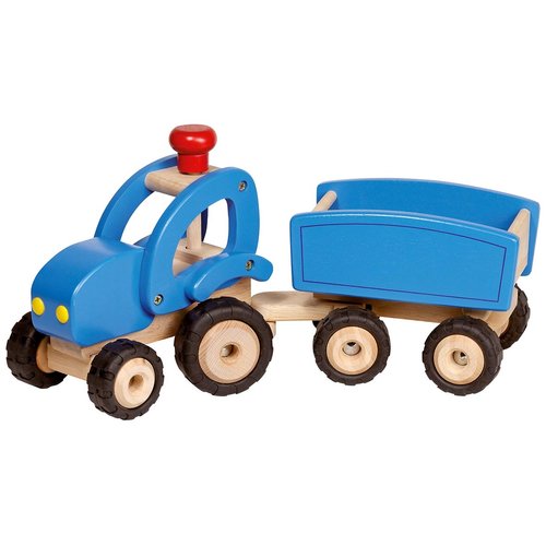 Goki Goki Tractor met aanhanger Goki Goki Tractor met aanhanger